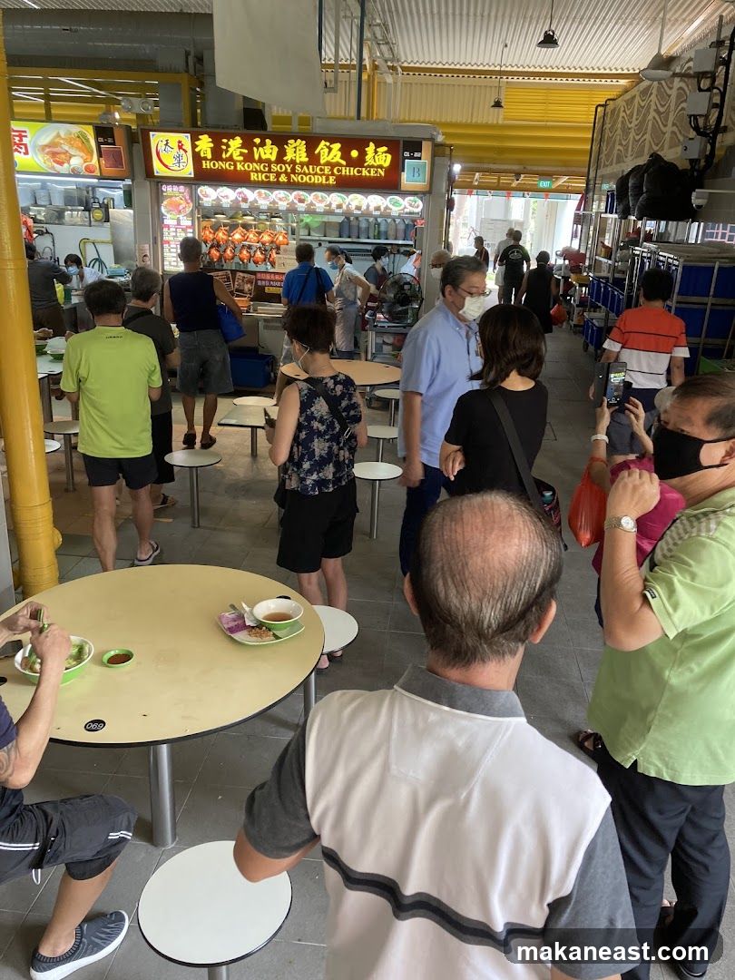Food Stall with Customers