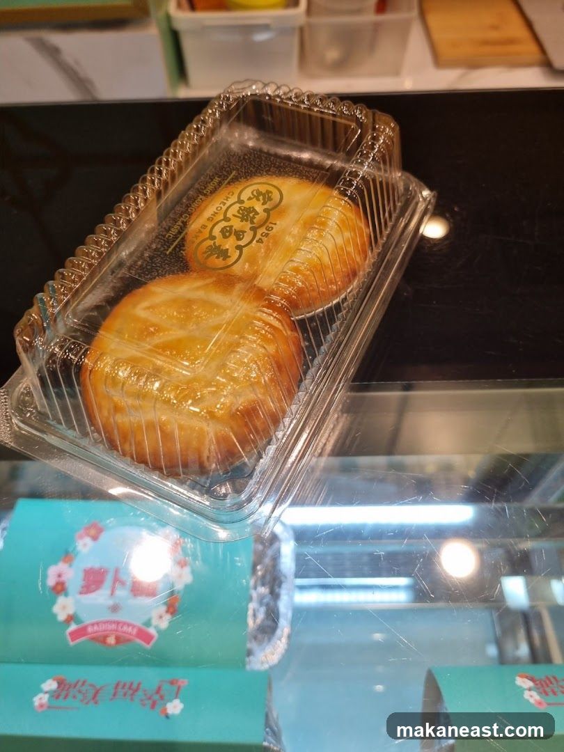 Pastries in a container