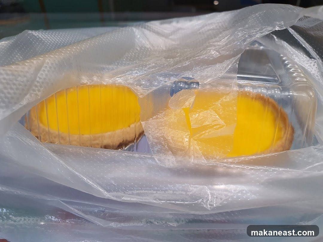 Egg Tarts in Plastic Packaging