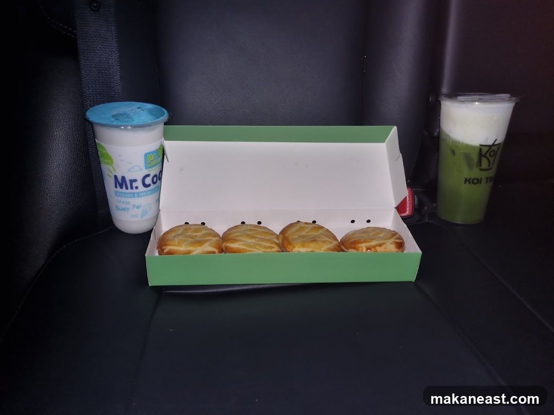 Pastries and drinks