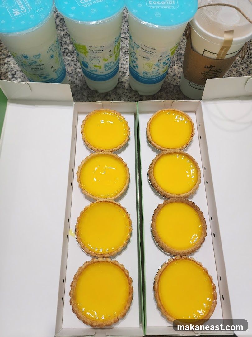 Egg Tarts and Drinks