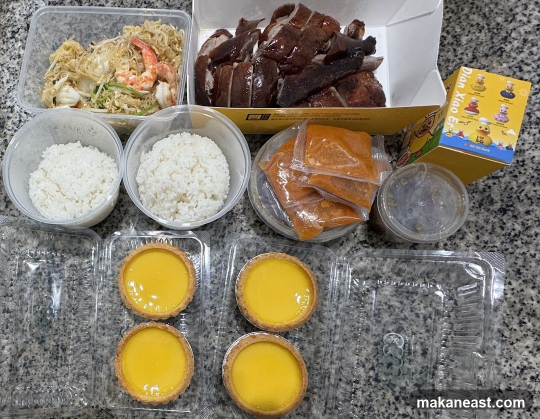 Takeaway Food Assortment