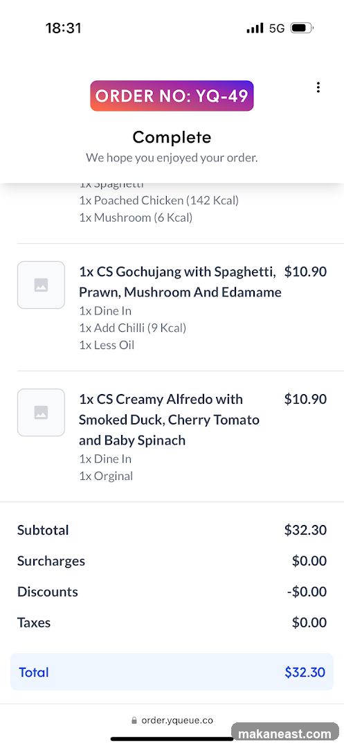 Order Confirmation