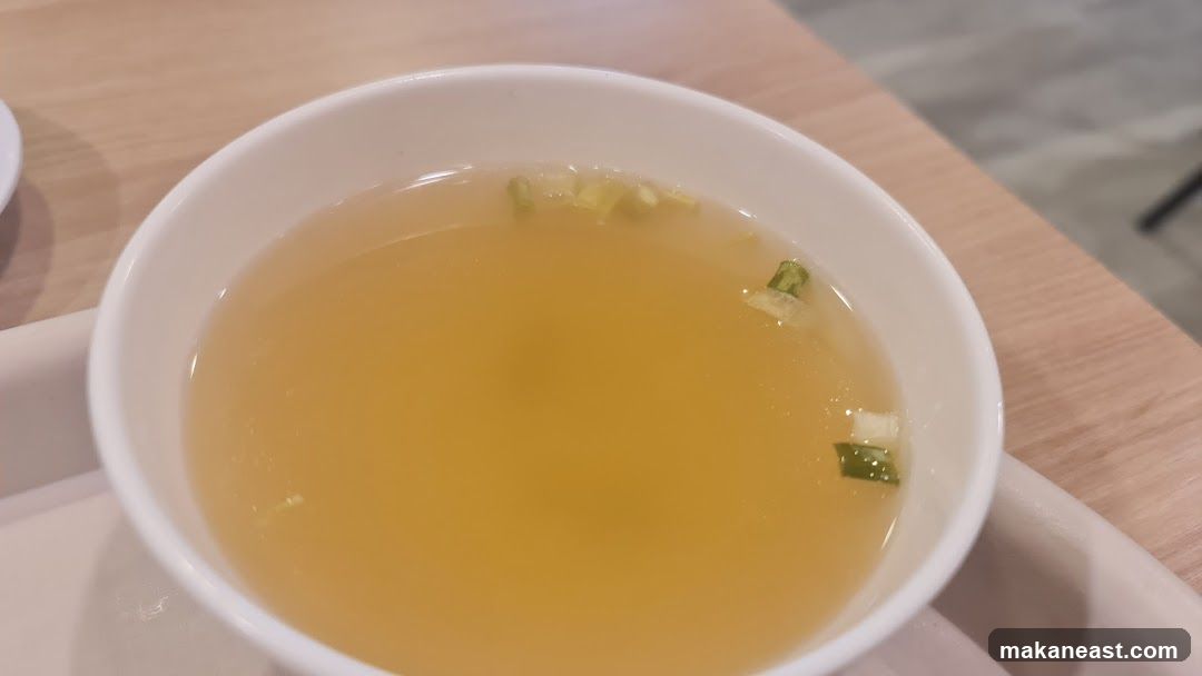 Bowl of Broth with Scallions