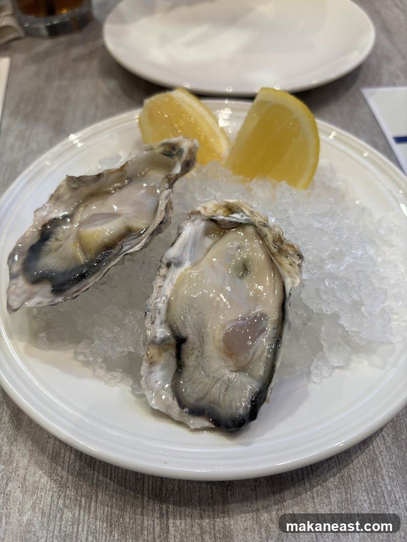 Oysters with Lemon