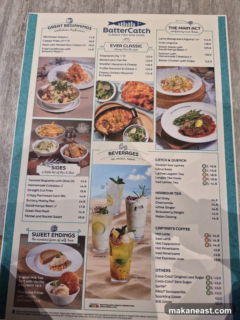 BatterCatch Menu