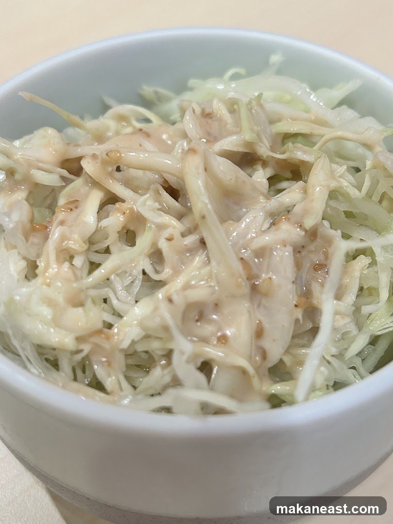 Shredded Cabbage Salad