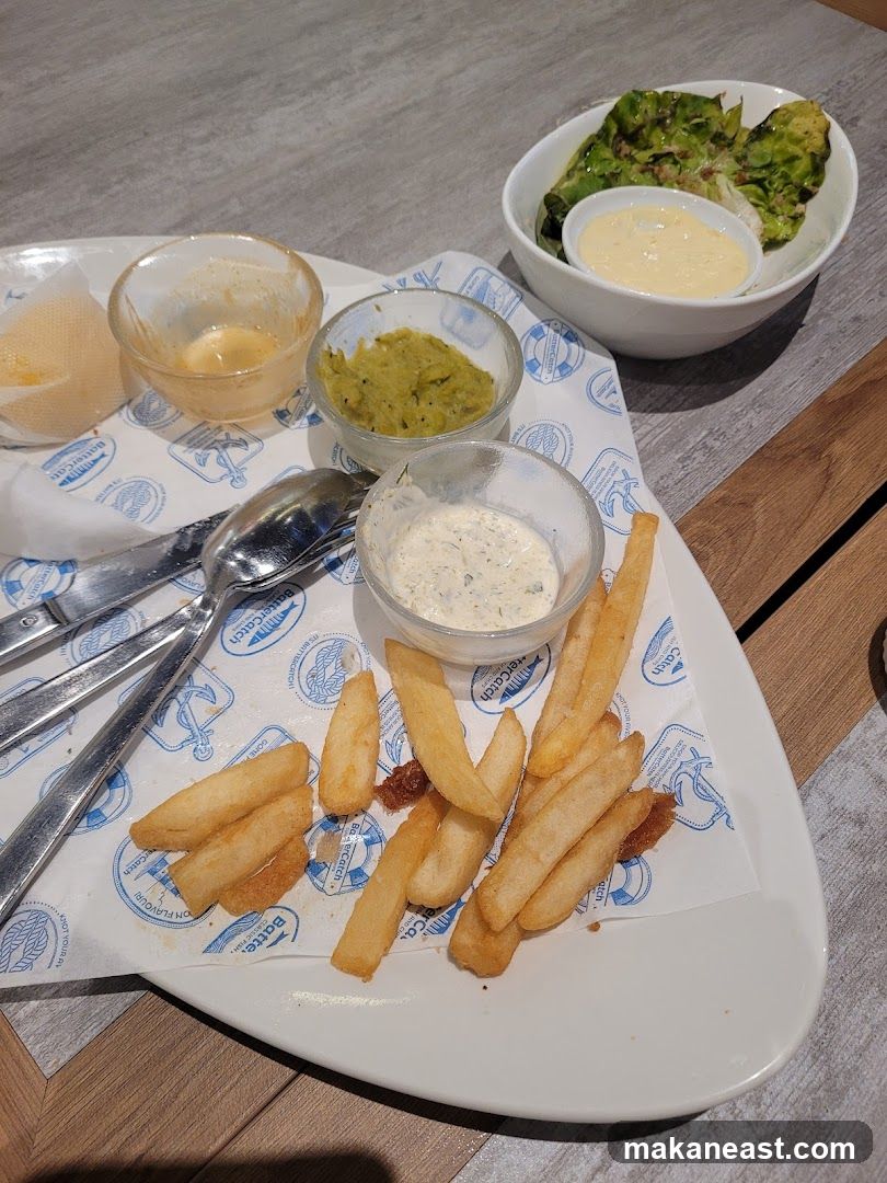 Fish and Chips with Dips