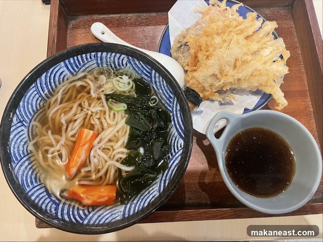 Udon Noodles with Tempura
