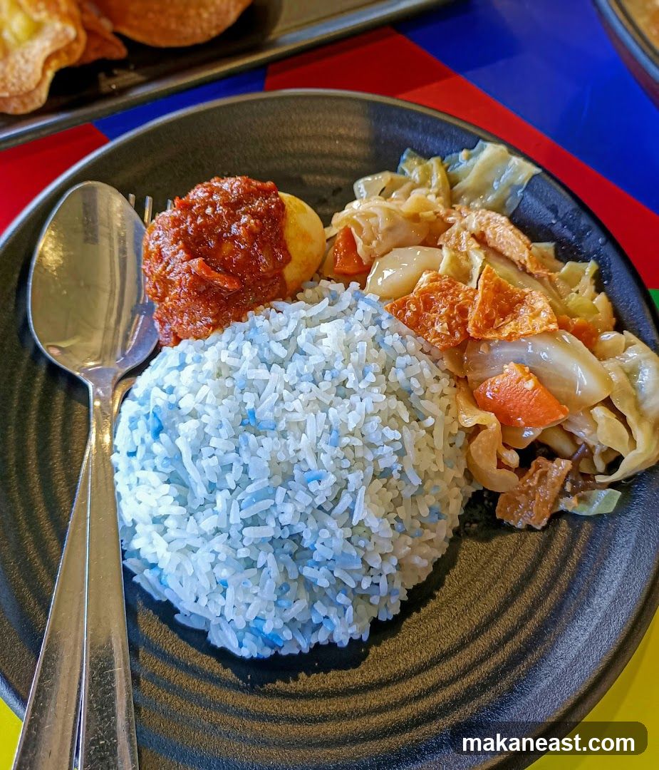 Nasi Kerabu Plate