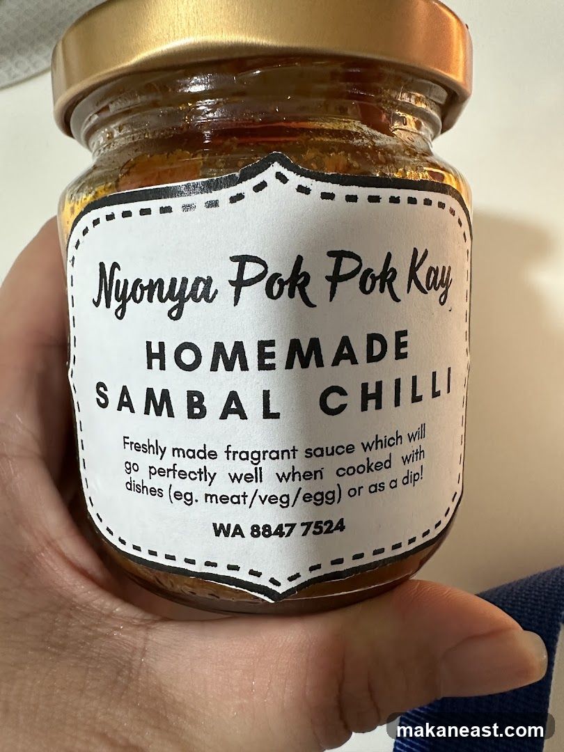 Homemade Sambal Chilli Jar