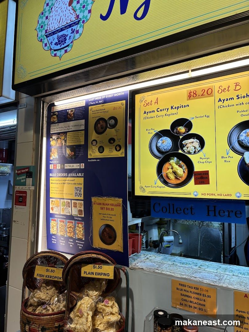 Food Stall Menu