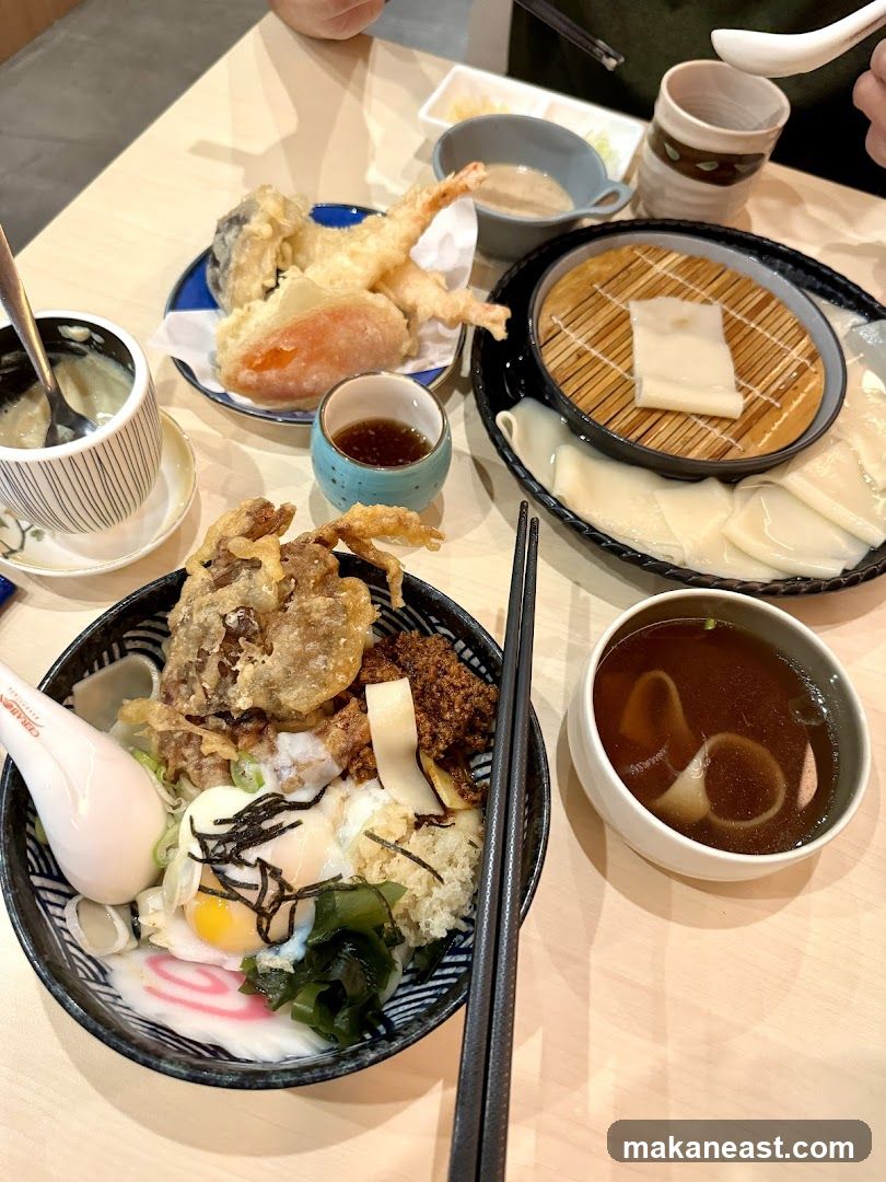 Udon and Tempura