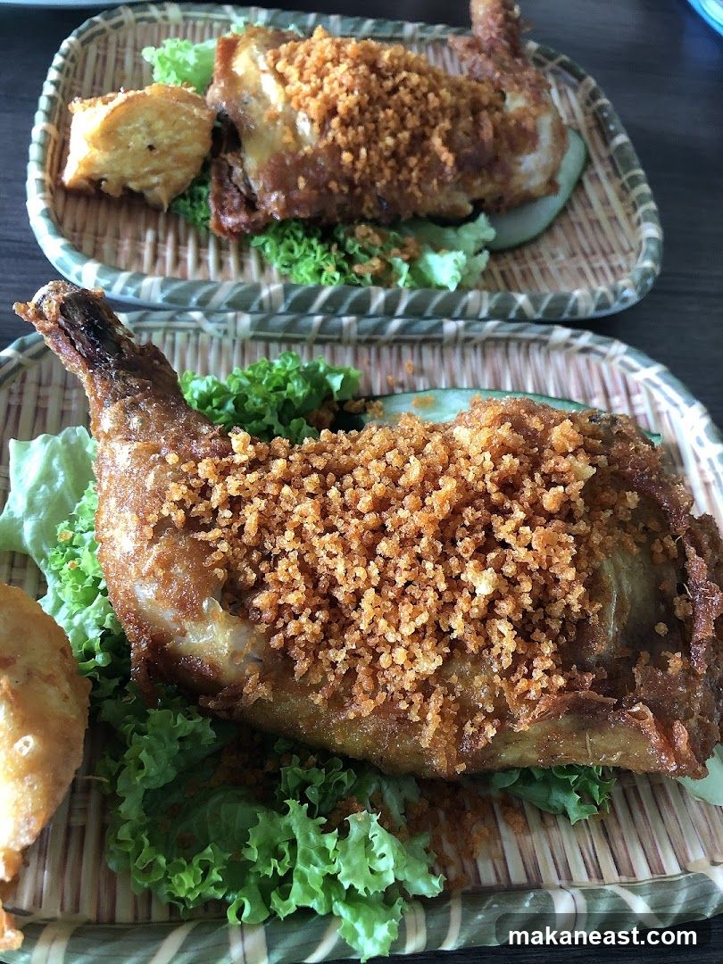 Fried Chicken with Crispy Toppings