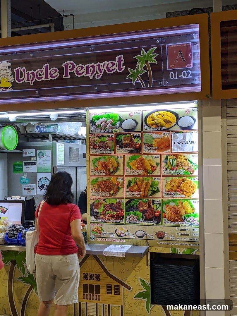 Uncle Penyet Menu