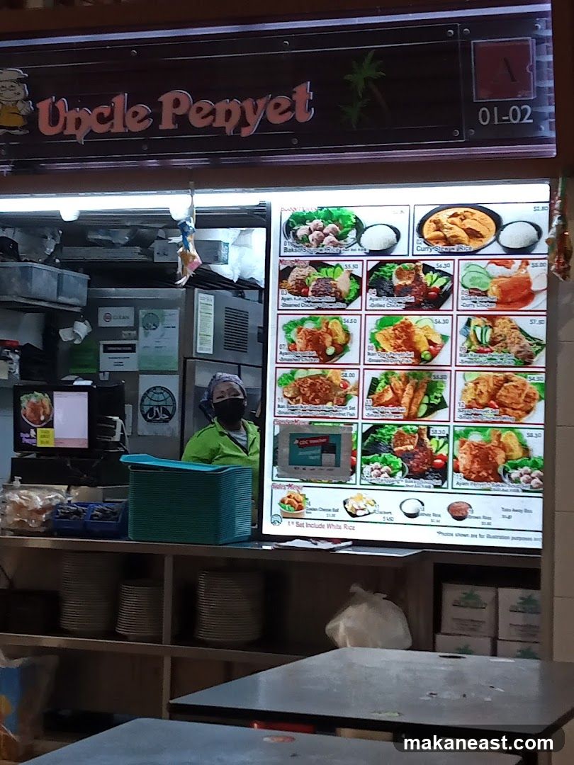 Uncle Penyett Menu