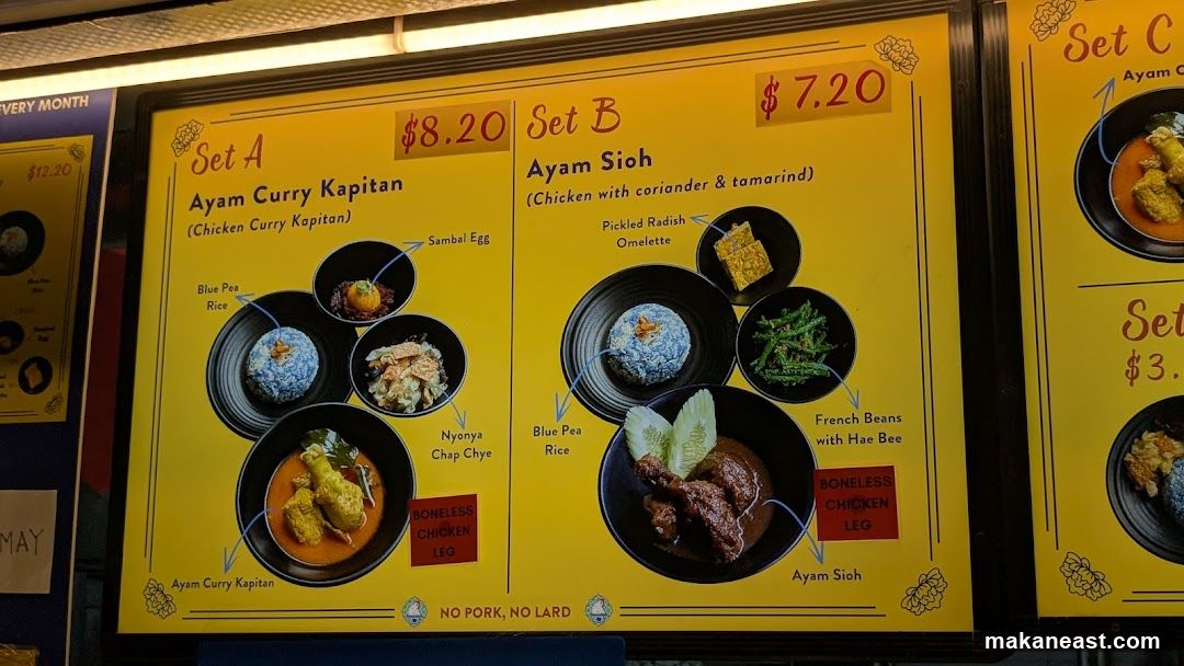 Set A, Set B, Set C Menu