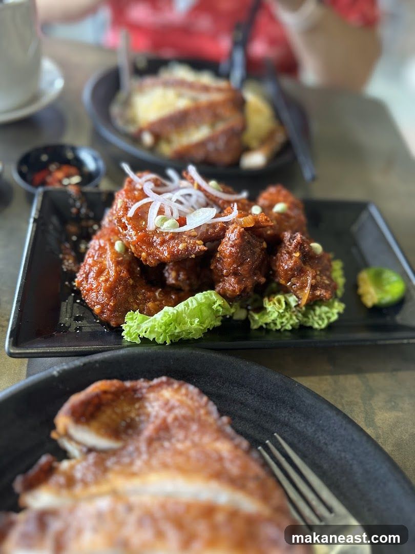 Spicy Chicken Wings and Fried Chicken