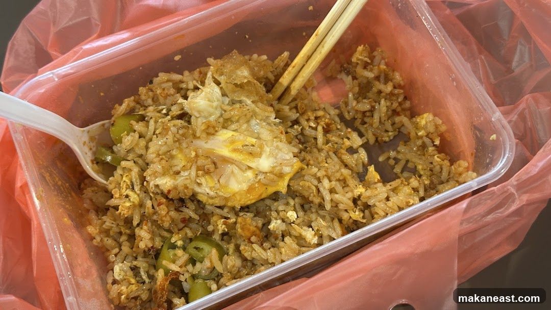 Fried Rice in Takeout Container