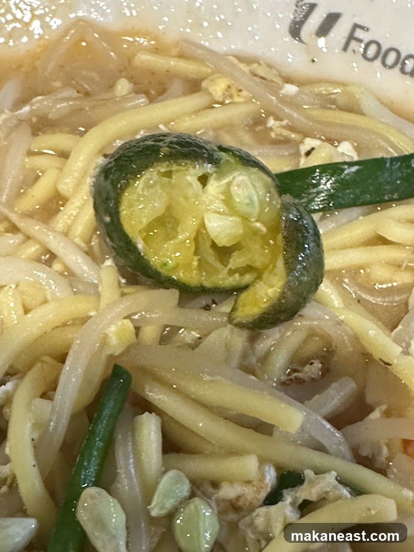 Noodle Dish with Lime