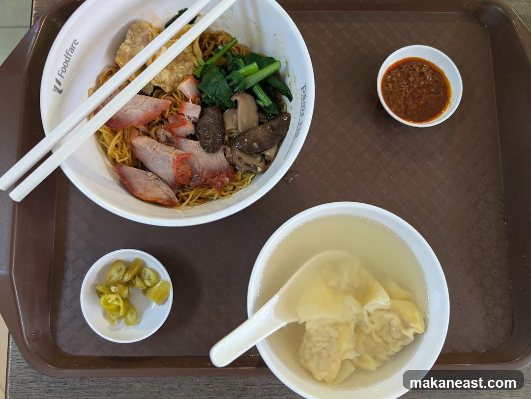 Noodles with Char Siu and Wontons