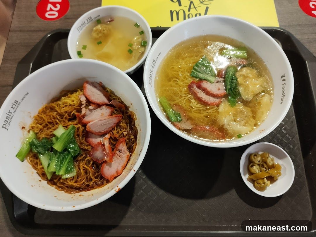 Noodles with Char Siu and Wontons