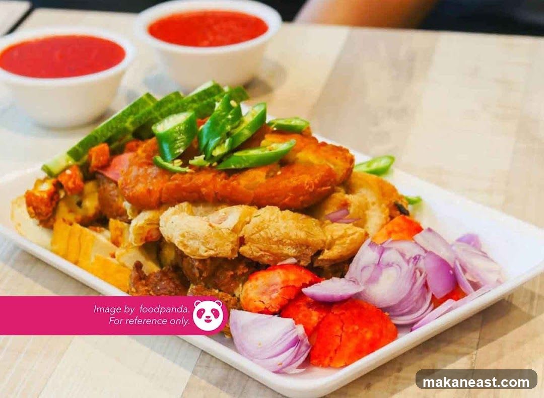 Fried Food Platter with Dipping Sauces