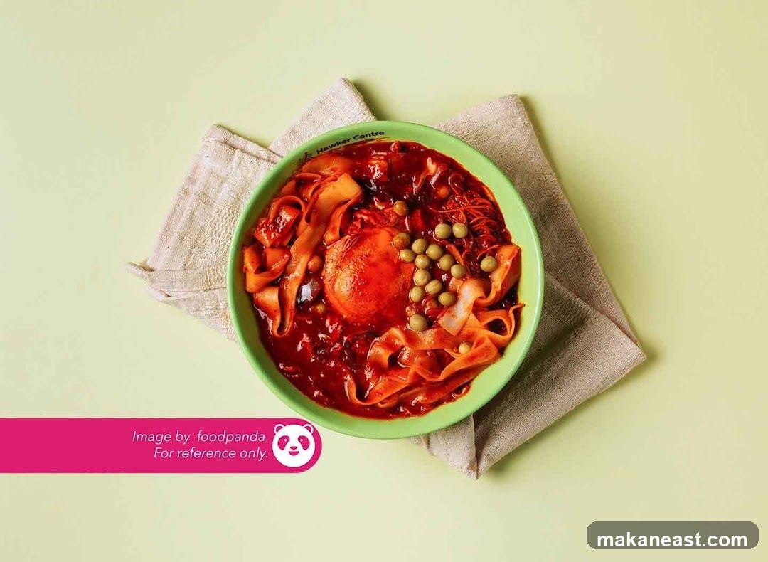 Noodles with Sauce and Peas