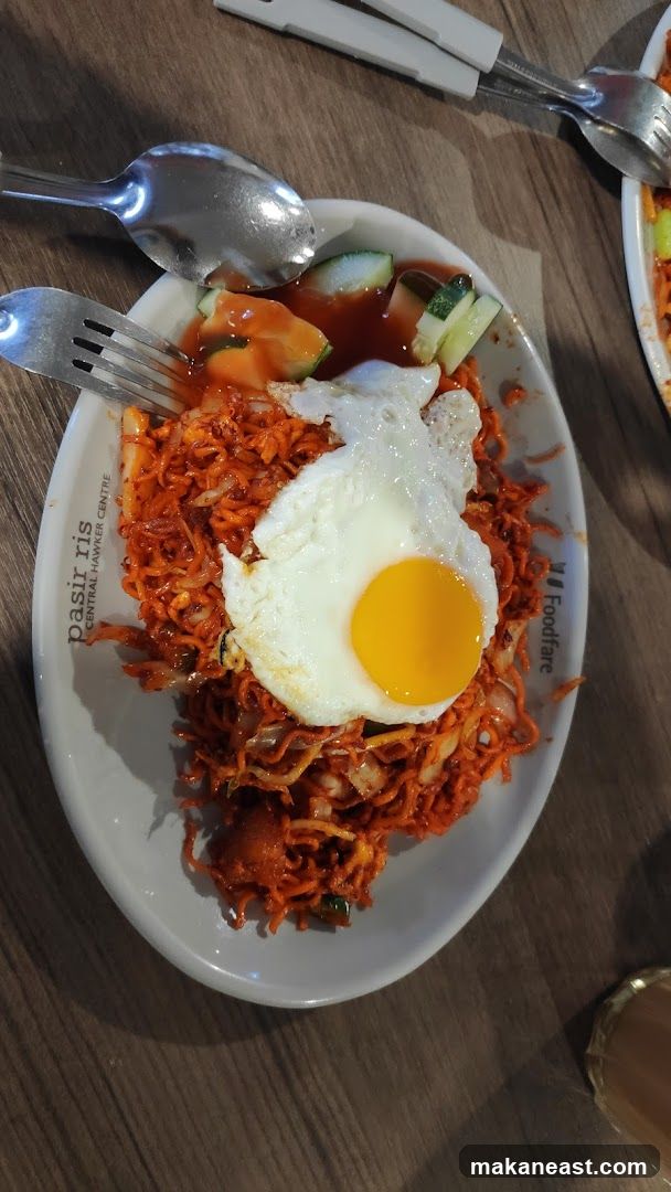 Noodles with Fried Egg