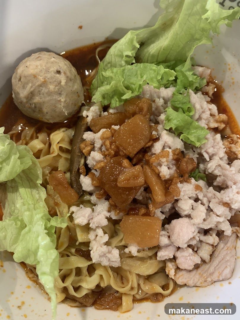 Noodle Dish with Meatball