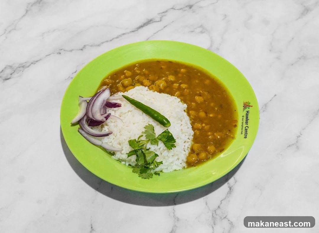 Chana Masala with Rice