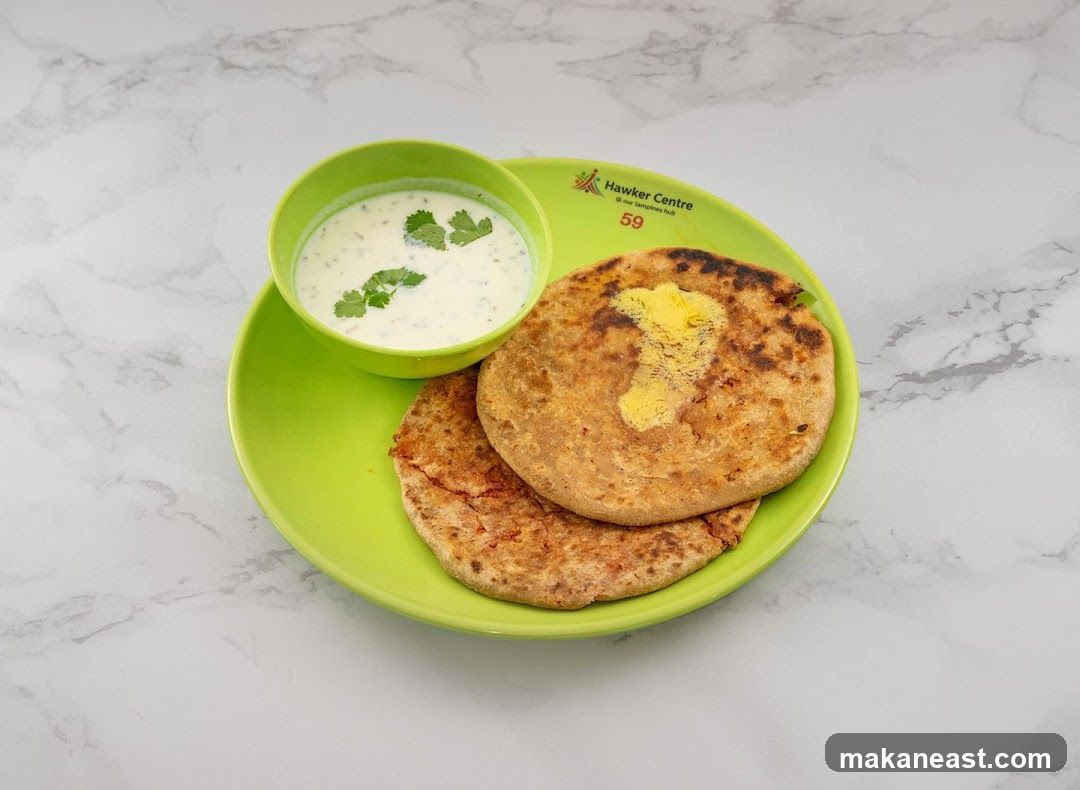 Paratha with Raita
