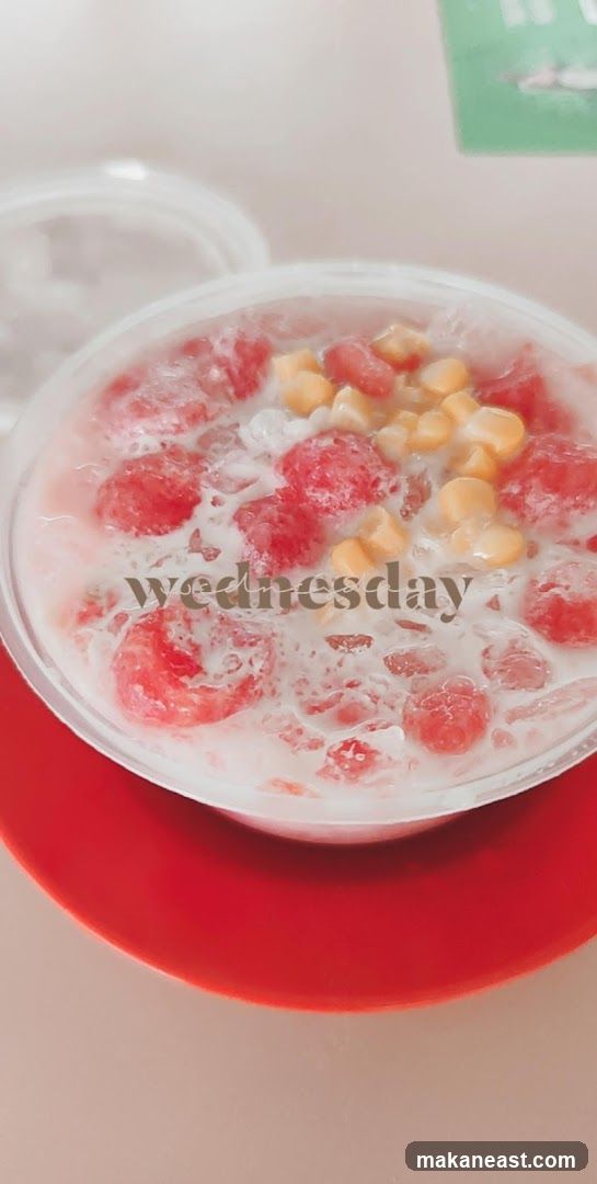 Dessert with Fruit and Corn