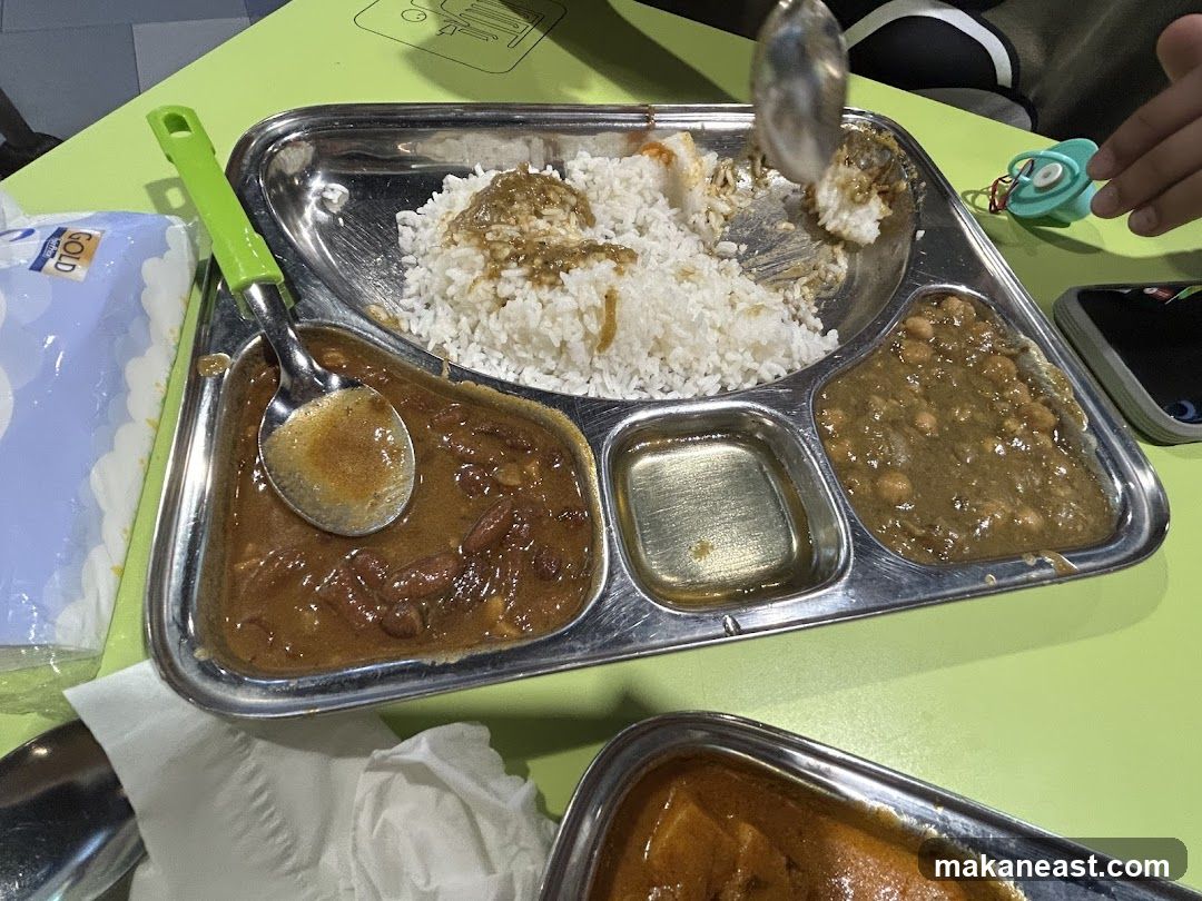 Indian Food Tray