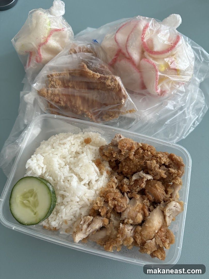Fried Chicken and Rice