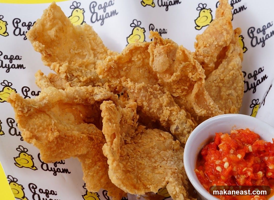 Crispy Fried Chicken Skin