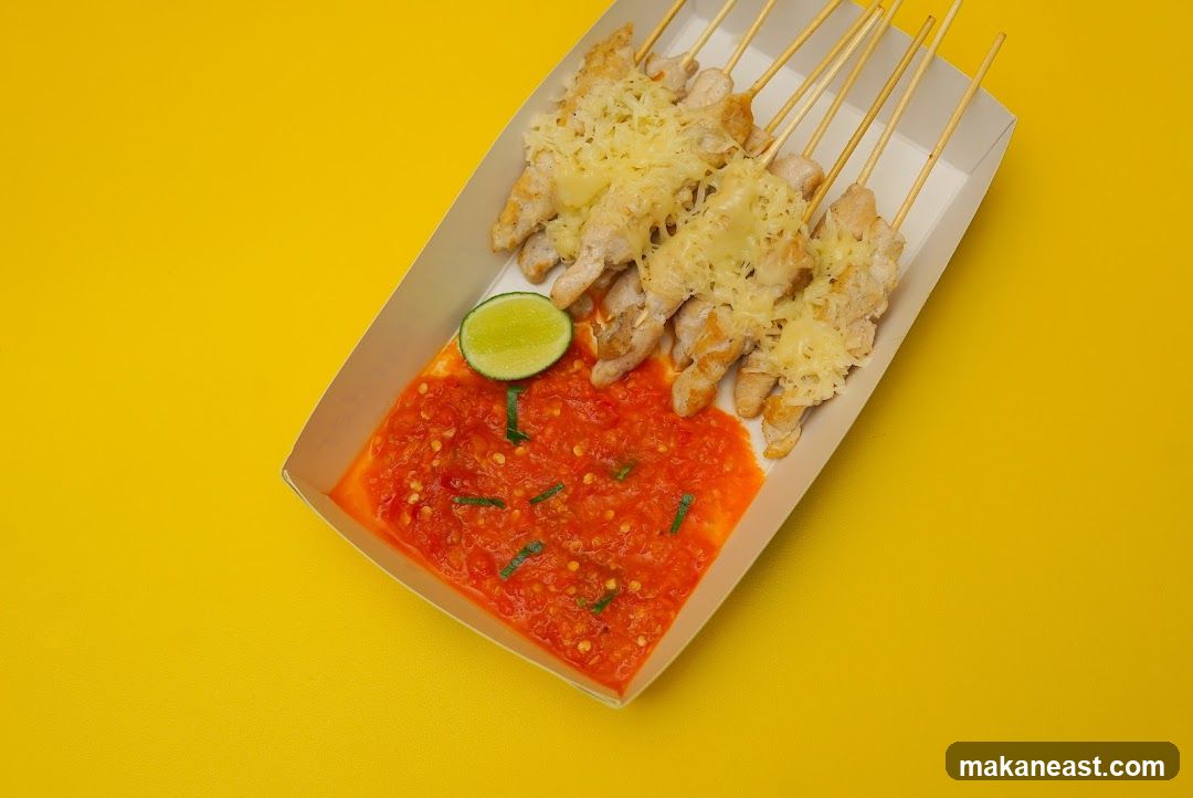 Chicken Satay with Chili Sauce