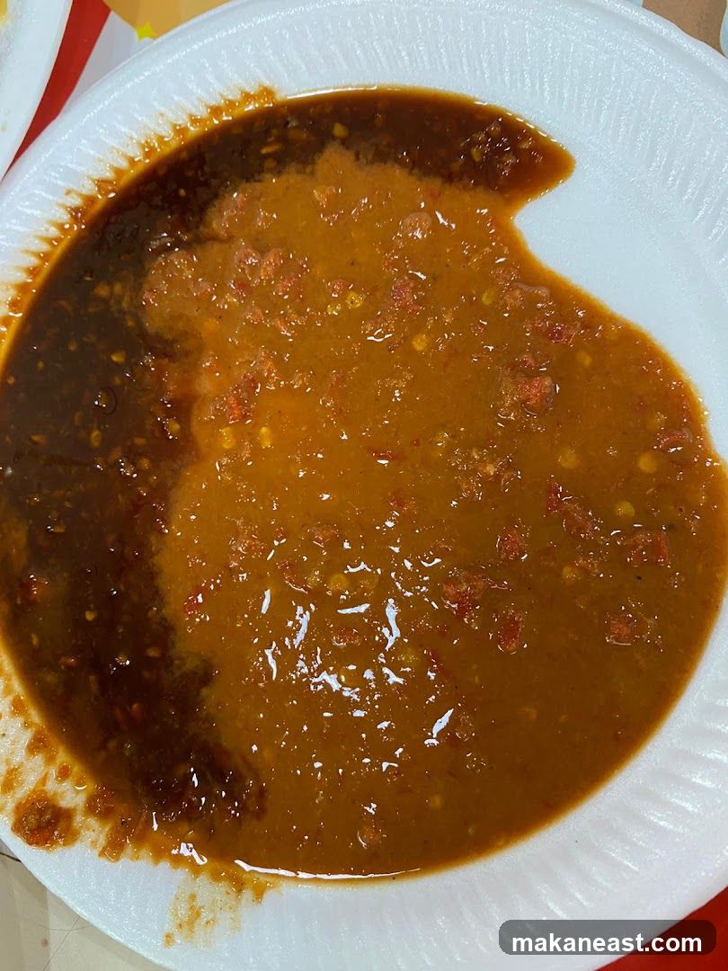 Two Sauces on a Plate