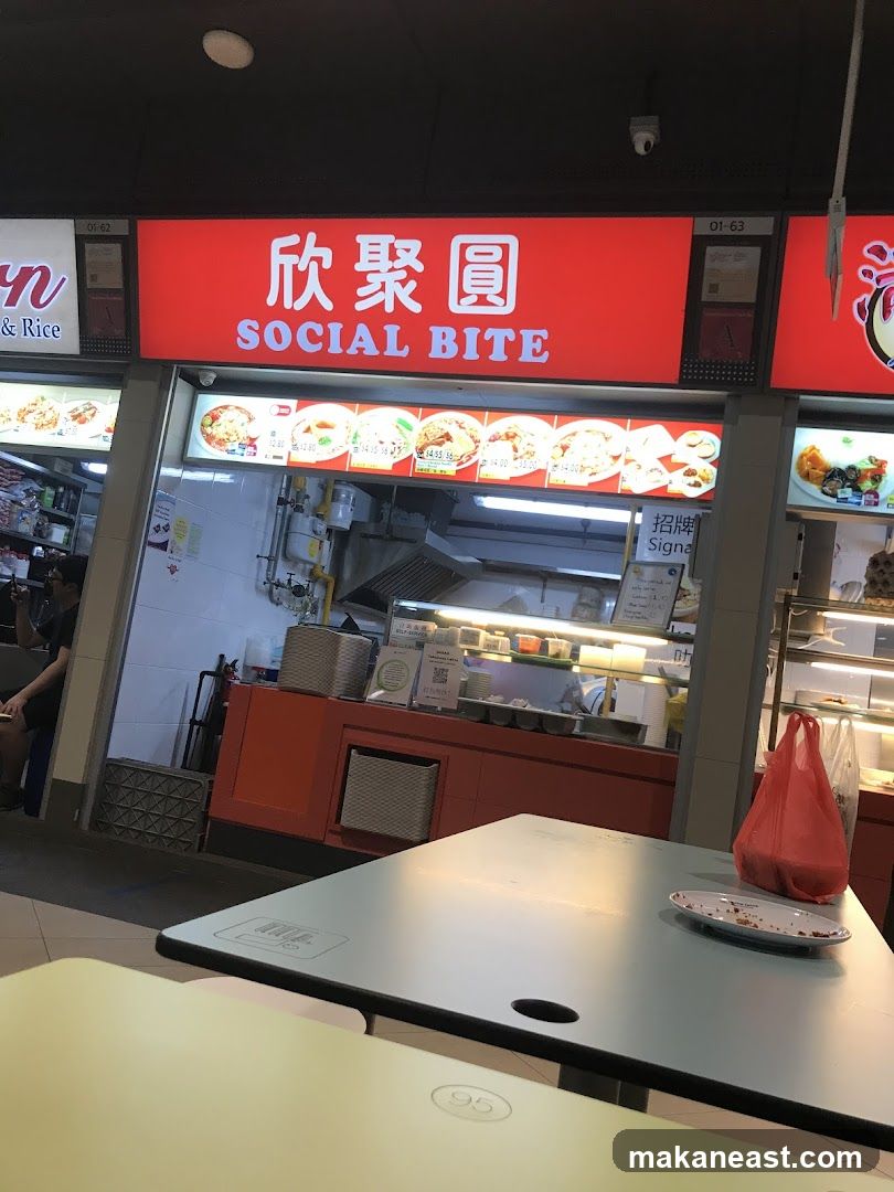 Food Stall with Menu Display