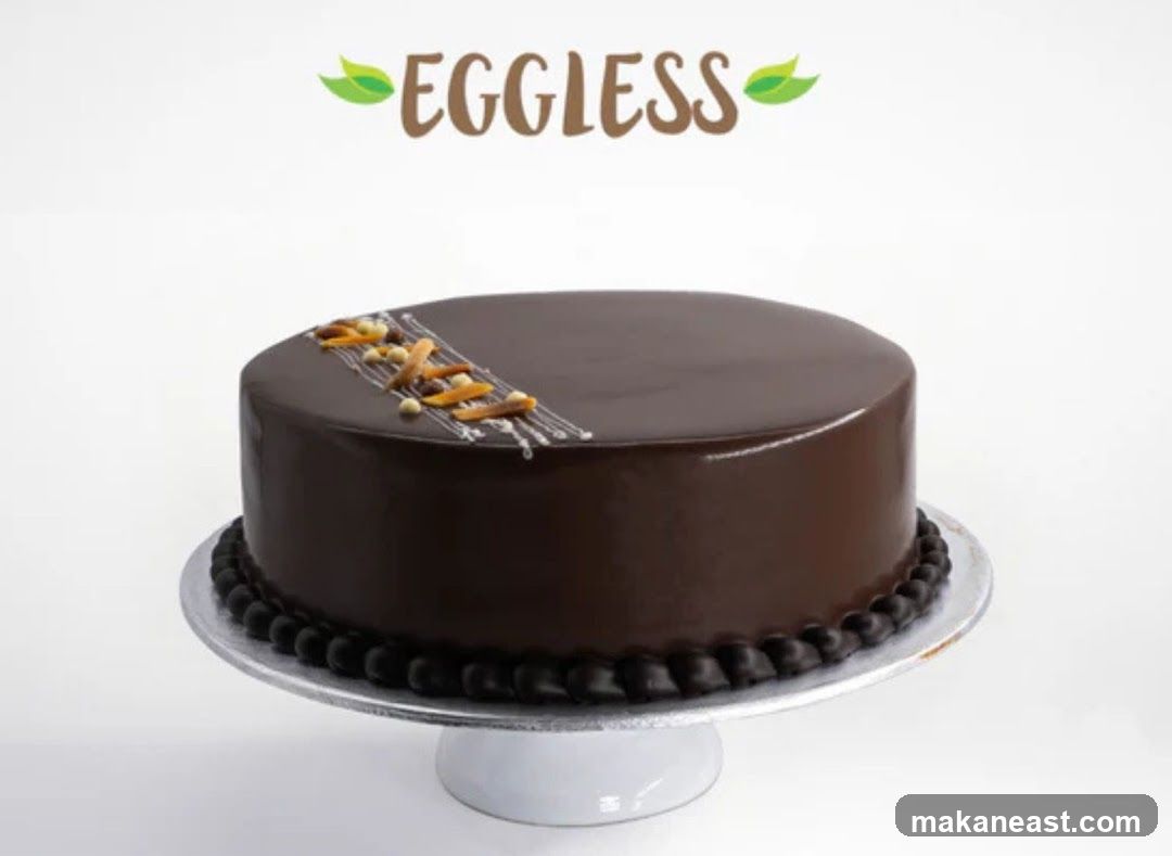 Eggless Chocolate Cake