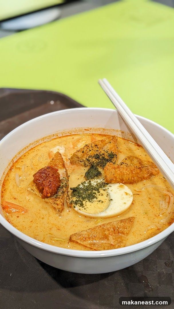 Laksa with Egg and Fried Tofu