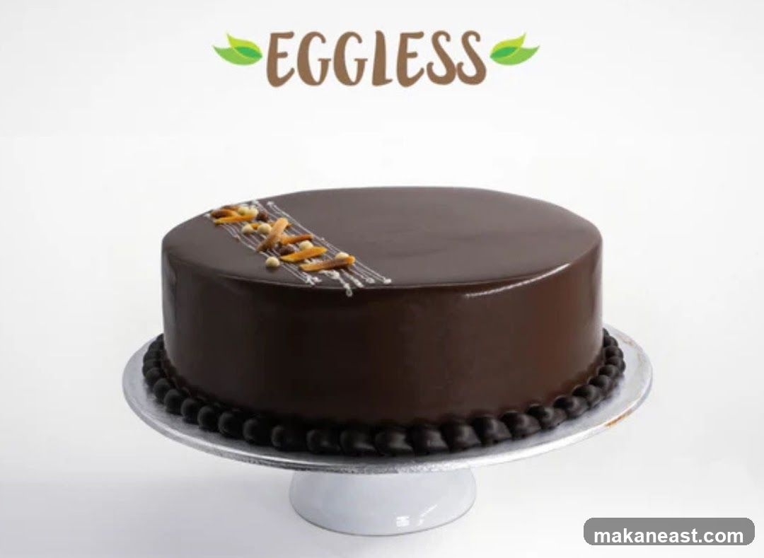 Eggless Chocolate Cake