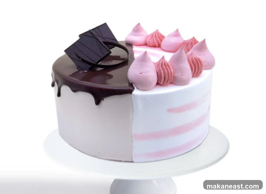 Chocolate and Vanilla Cake