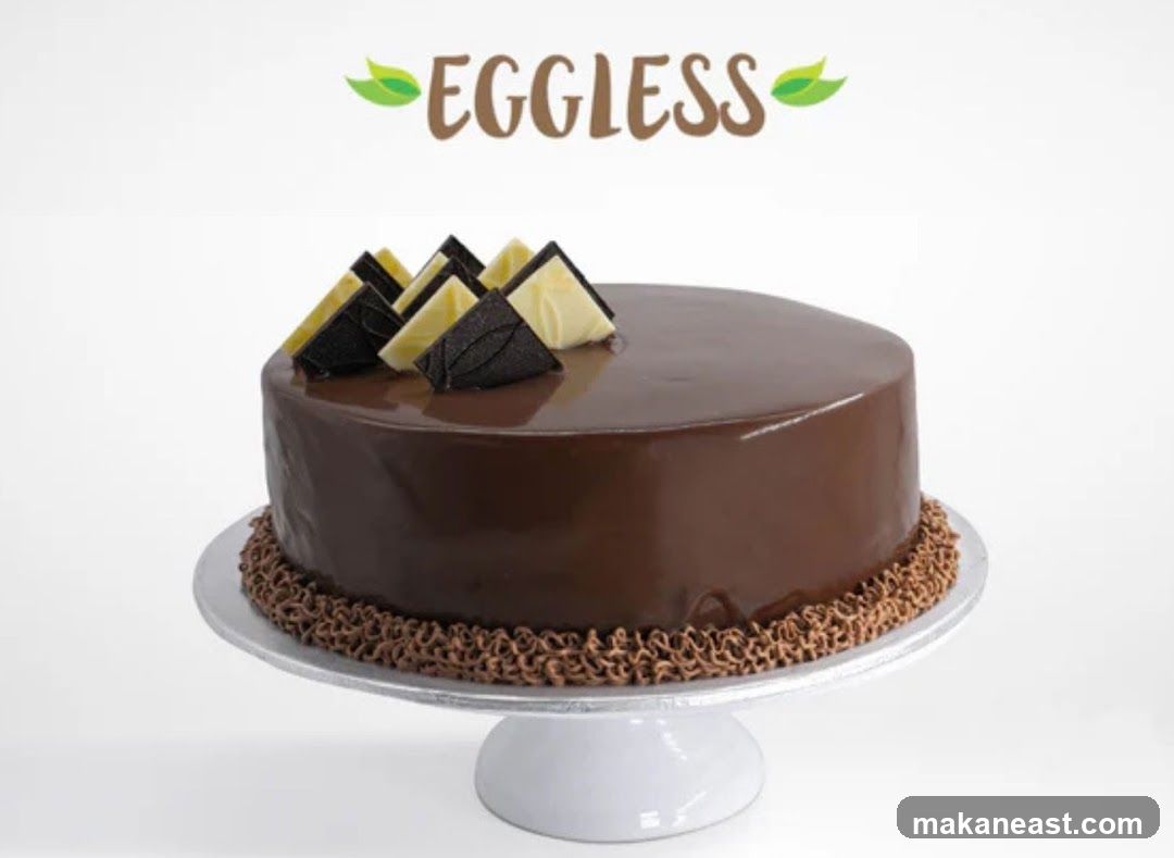 Eggless Chocolate Cake