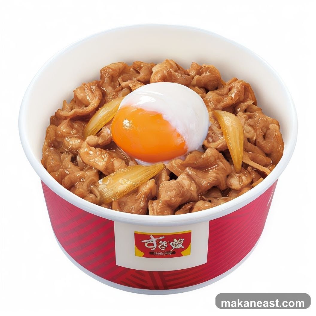 Beef bowl with egg