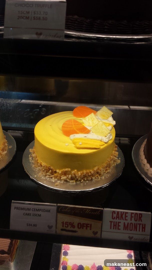 Cakes on display