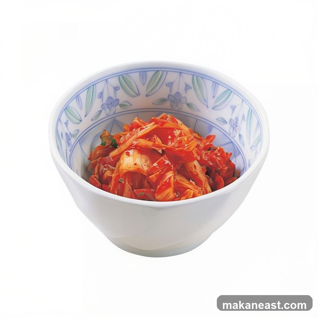 Kimchi in a Bowl