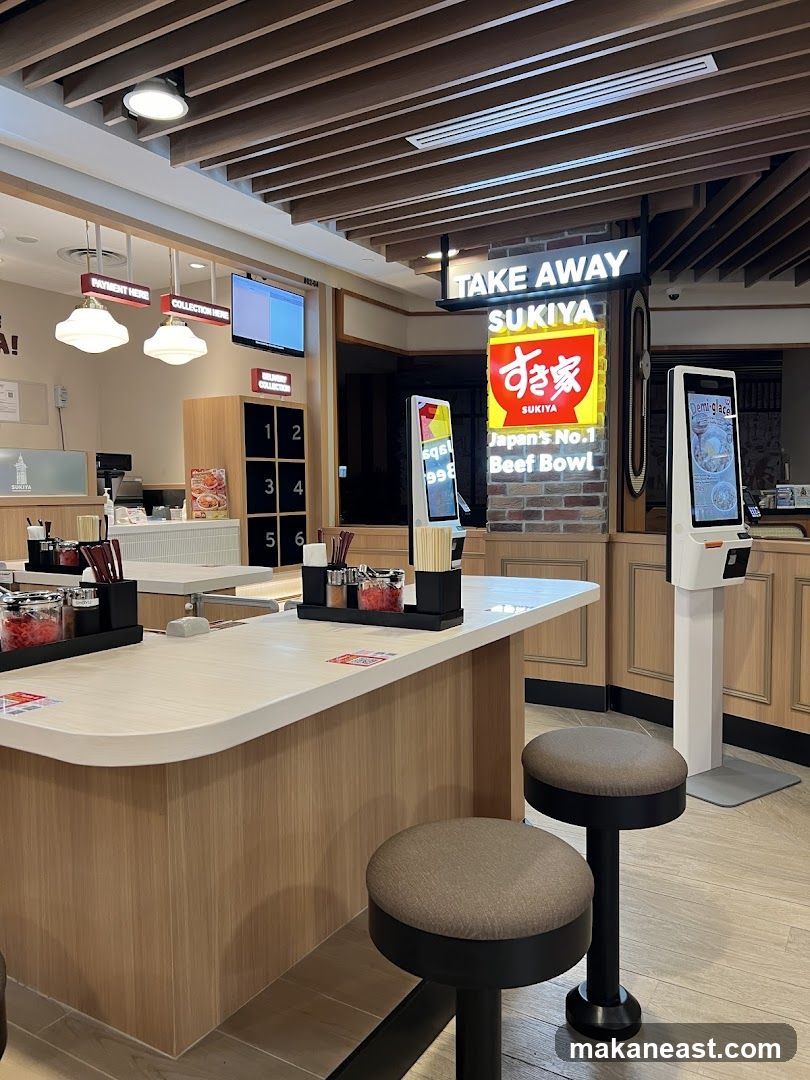 Sukiya Restaurant Interior