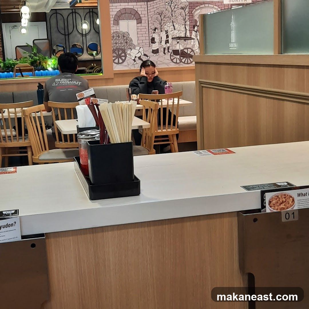 Restaurant Interior with Diners