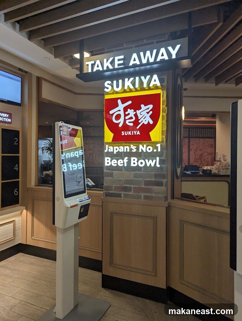Sukiya Take Away Counter
